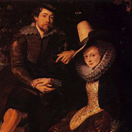 Autorretrato de Rubens con Isabel Brandt