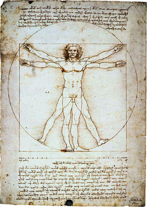 El hombre de Vitrubio - Leonardo