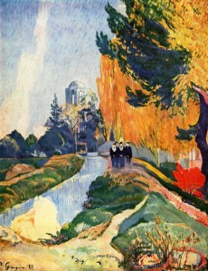 Les Alyscamps de Paul Gauguin