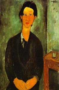 Retrato de Chaim Soutine de Modigliani