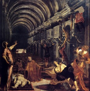 El hallazgo de los restos de san Marcos de Tintoretto