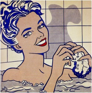 Mujer en el baño de Lichtenstein