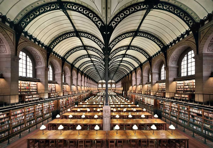 Biblioteca de Santa Genoveva, Labrouste | La guía de Historia del Arte