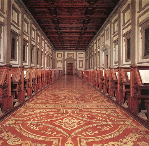 20.-Miguel Ángel, Biblioteca Laurenciana, Florencia