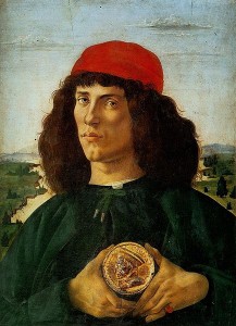 Retrato de un desconocido de Botticelli