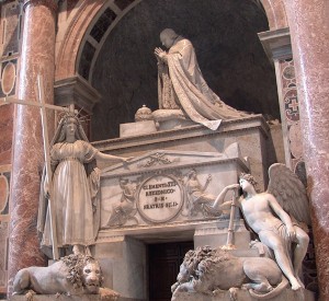 Monumento al Papa Clemente XIII de Canova