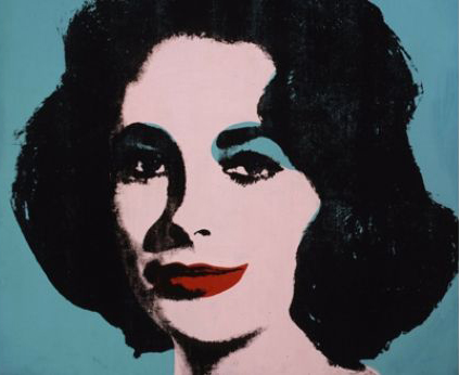 Elizabeth Taylor por Andy Warhol