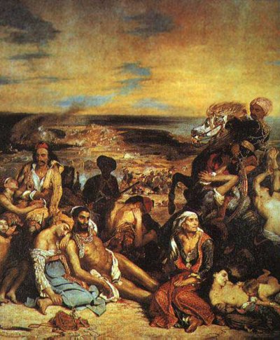 Matanza de Quíos de Delacroix