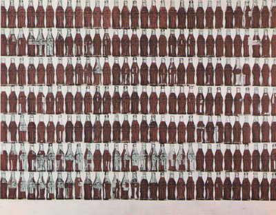 Botellas de Coca Cola de Warhol