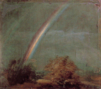 Paisaje con doble arco iris de Constable