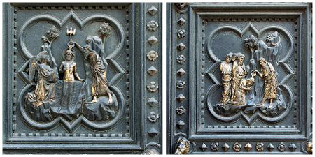 Puertas del Baptisterio de Florencia de Andrea Pisano
