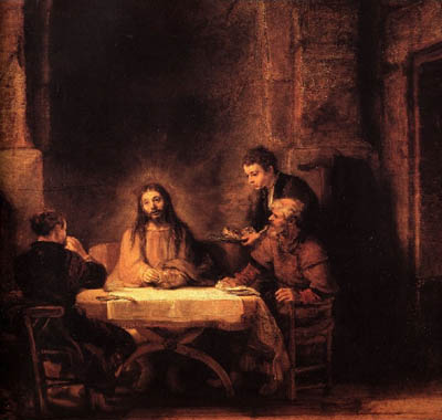 Cena de Emaús de Rembrandt