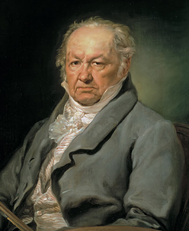 Retrato de Goya de Vicente López
