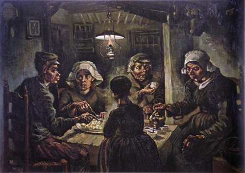 Comedores de patatas de Van Gogh