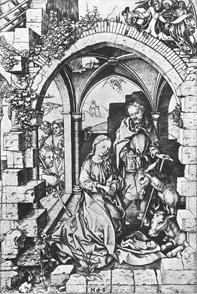 La Natividad de Schongauer