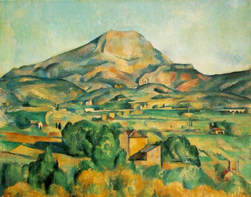 Montaña de Sainte Victoire de Cézanne