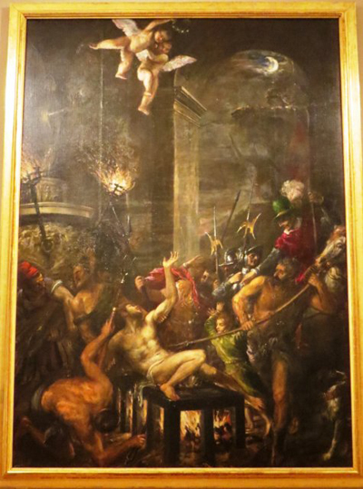 Martirio de San Lorenzo de Tiziano
