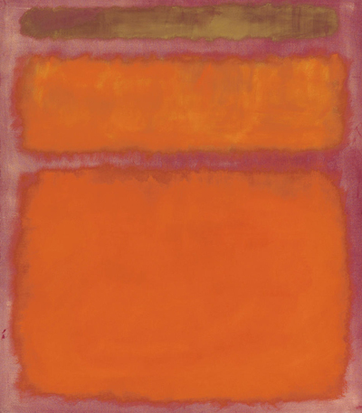 Naranja, rojo y amarillo de Rothko