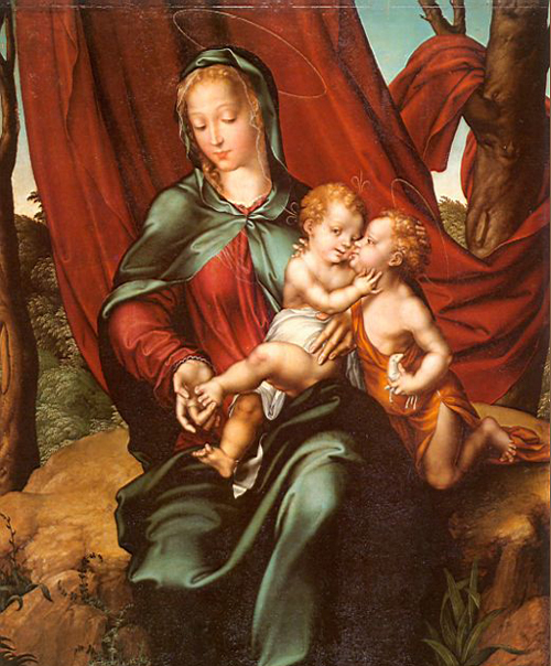 Virgen con el Niño y san Juanito de Morales