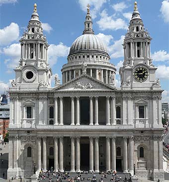 Fachada de la Catedral de San Pablo de Londres