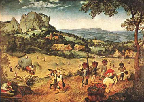 La cosecha de heno de Brueghel