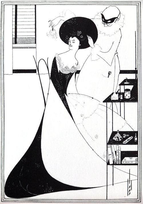 Ilustración de La Salomé de Wilde, según Beardsley