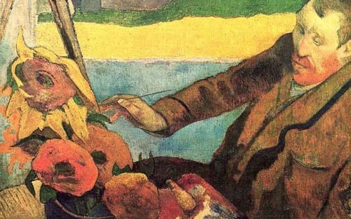 Van Gogh pintando los girasoles, de Gauguin