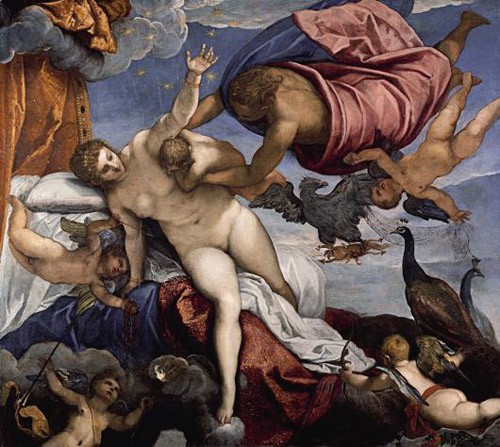 El origen de la Vía Láctea de Tintoretto