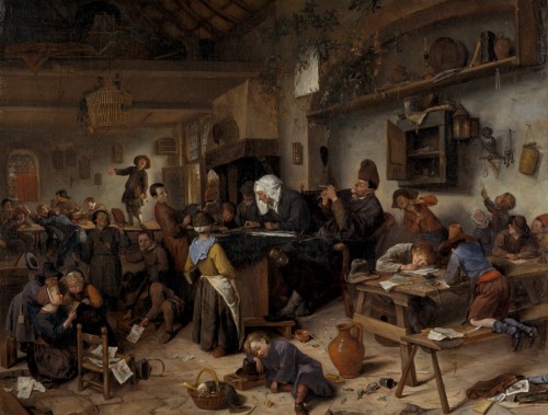 National-Galleries-of-Scotland-A-School-For-Boys-And-Girls-1670-Jan-Steen