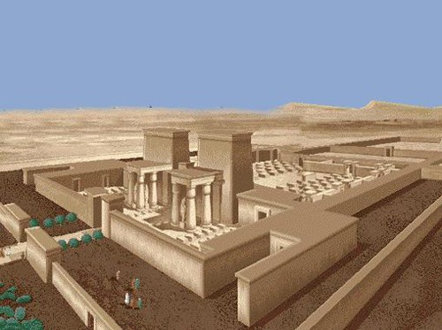 Reconstrucción del templo de Atón