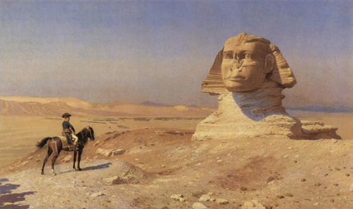Napoleón frente a la esfinge de Gérôme