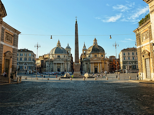 Piazza del Popolo en Roma