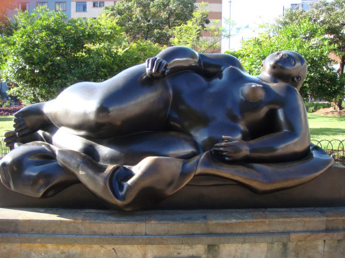 Mujer reclinada de Fernando Botero