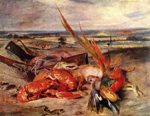 Naturaleza muerta de Delacroix