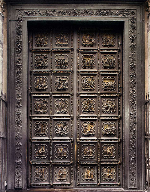 Segundas puertas del Baptisterio de Florencia