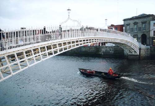 Ha'Penny Bridge de Dublín