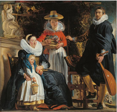 La familia del pintor de Jordaens