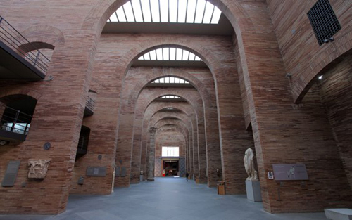 Interior del Museo Nacional de Arte Romano de Mérida