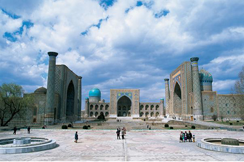Plaza Registán de Samarkanda
