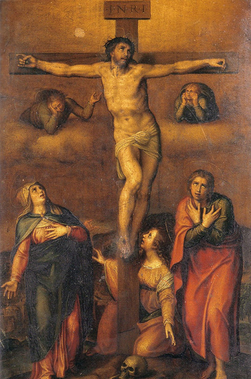 Crucifixión atribuida a Miguel Ángel