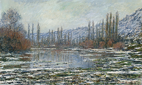 El deshielo en Vetheuil de Monet