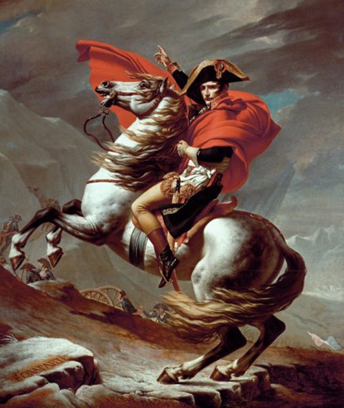 Napoleón atravesando los Alpes de David