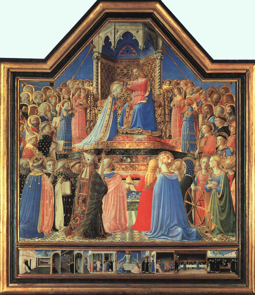 Coronación de la Virgen de Fra Angelico