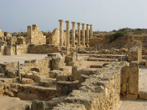 Yacimiento arqueológico en Pafos