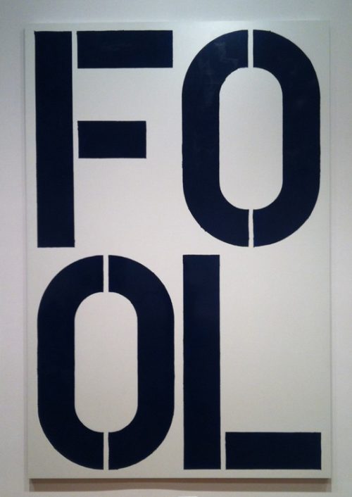 Blue Fool de Christopher Wool | La guía de Historia del Arte